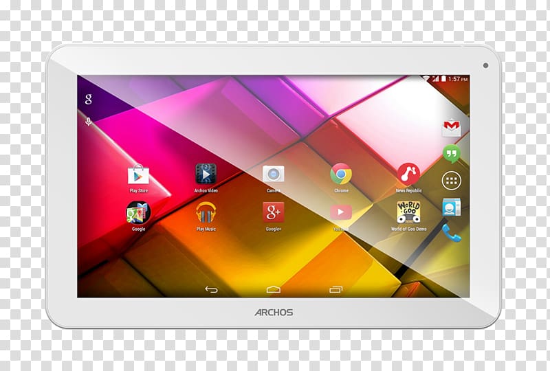 Archos 101 Internet Tablet Archos 101 Copper Wi-Fi Gigabyte, android transparent background PNG clipart