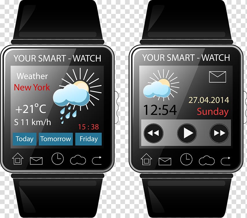 Smartwatch , Weather transparent background PNG clipart