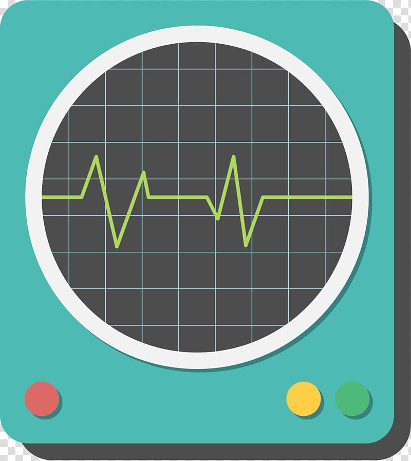 Electrocardiography Monitoring Computer monitor Icon, Green ECG monitor transparent background PNG clipart