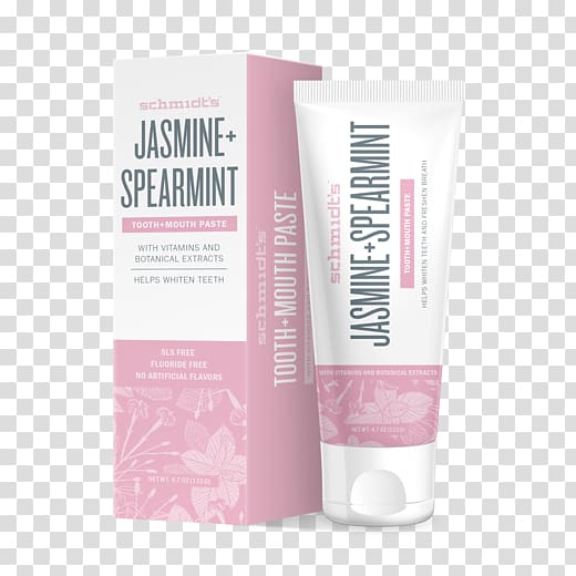 Toothpaste Schmidt's Naturals Deodorant Gel Cosmetics, fresh jasmine tea transparent background PNG clipart