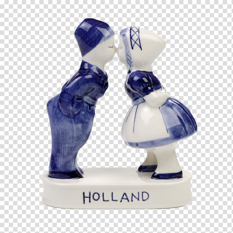 Cobalt blue Figurine, Kiss couple transparent background PNG clipart