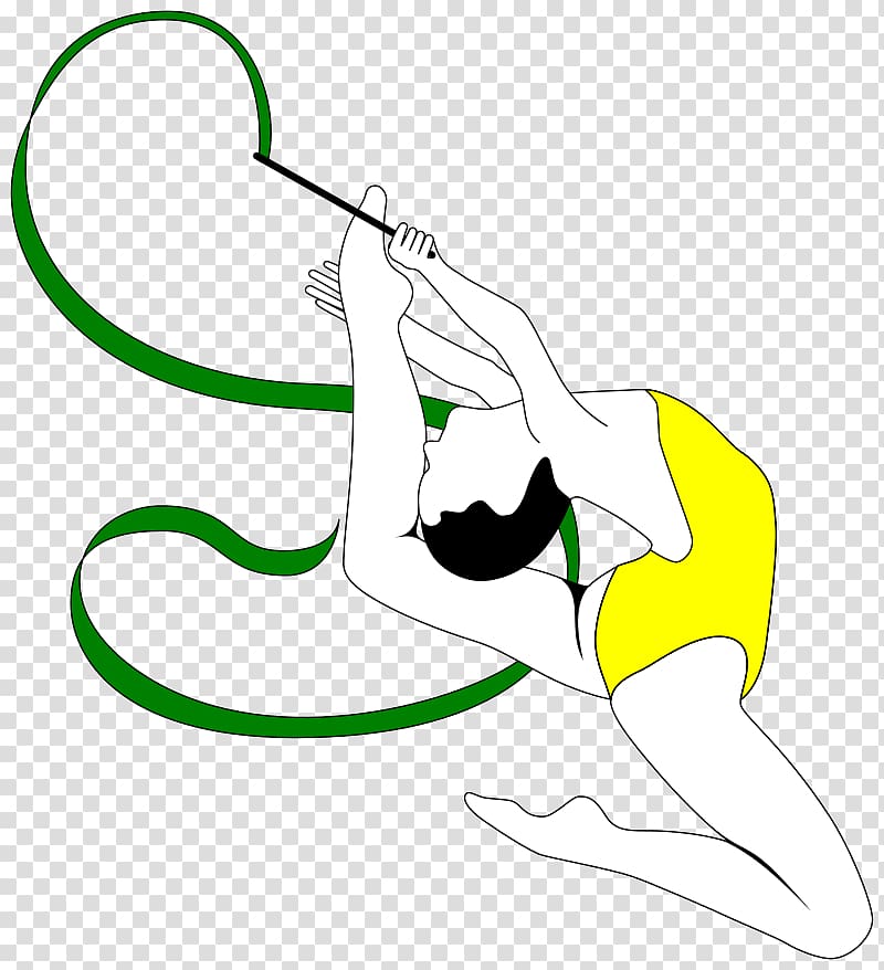 Rhythmic gymnastics Ribbon , Backflip transparent background PNG clipart