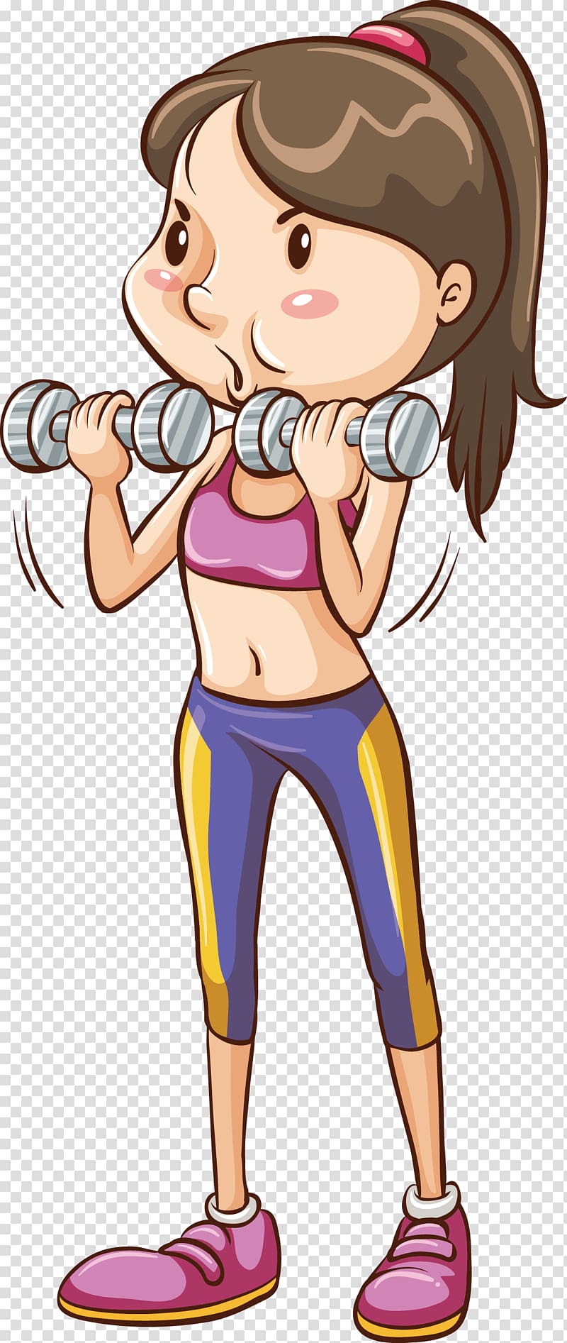 Weight training Dumbbell , Juvenile fitness school enrollment transparent background PNG clipart