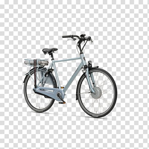 Electric bicycle Batavus Rechargeable battery Motorcycle, Bicycle transparent background PNG clipart