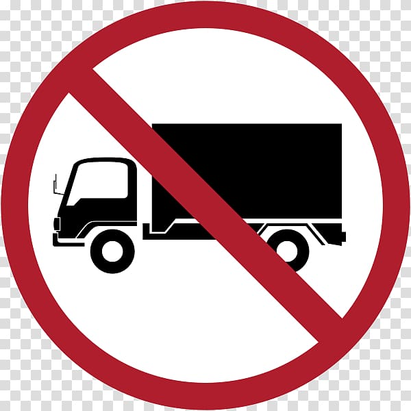 Prohibitory traffic sign Truck Vehicle Road, thailand transparent background PNG clipart