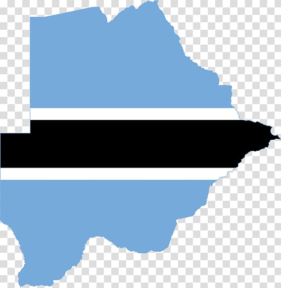Flag of Botswana Map National flag, map transparent background PNG clipart