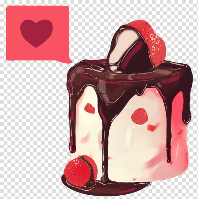 Chocolate cake Cupcake Dessert, Strawberry cake transparent background PNG clipart