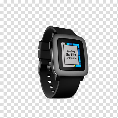 Pebble Time Smartwatch Price, watch transparent background PNG clipart