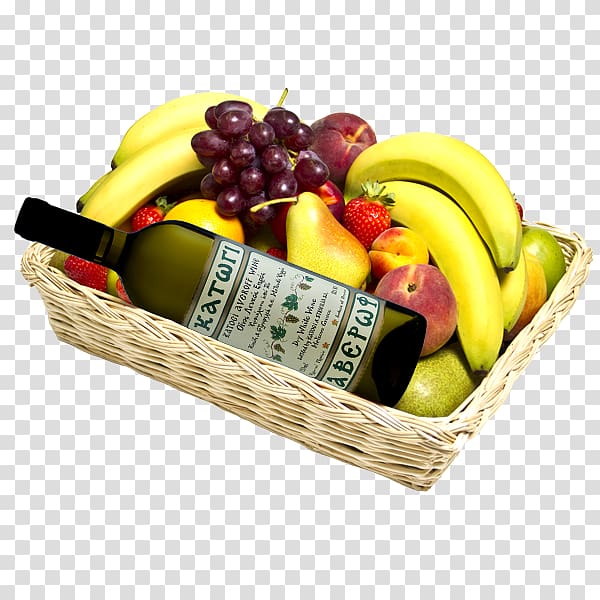 Food Gift Baskets Fruit Orange, fruits basket transparent background PNG clipart