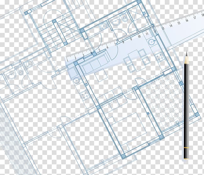 white house sketch , The Blueprint Architecture, building layout transparent background PNG clipart