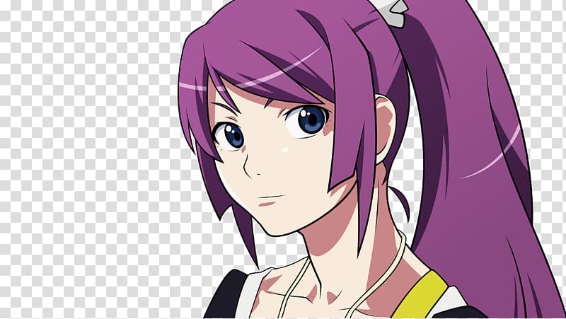 Nisemonogatari Hitagi Senjougahara Monogatari Series Anime, Anime transparent background PNG clipart