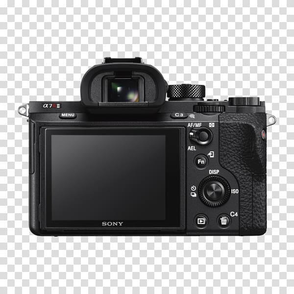 Sony Alpha 7R Mirrorless interchangeable-lens camera Full-frame digital SLR 索尼, Camera transparent background PNG clipart