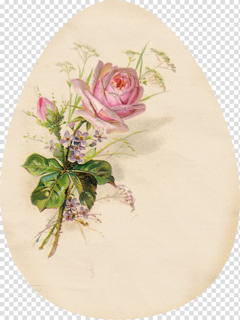 Decoupage Paper Rose Post Cards Flower, rose transparent background PNG clipart