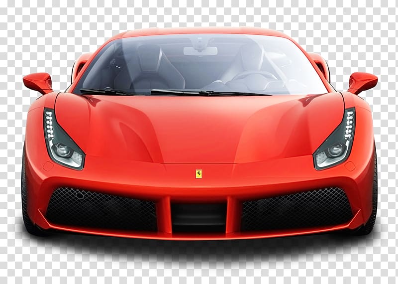 red Ferrari LsFerrari, 2016 Ferrari 488 GTB Ferrari 458 Car Ferrari 360 Modena, Ferrari 488 GTB Red Car transparent background PNG clipart
