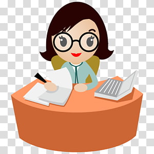 male administrative assistant clipart