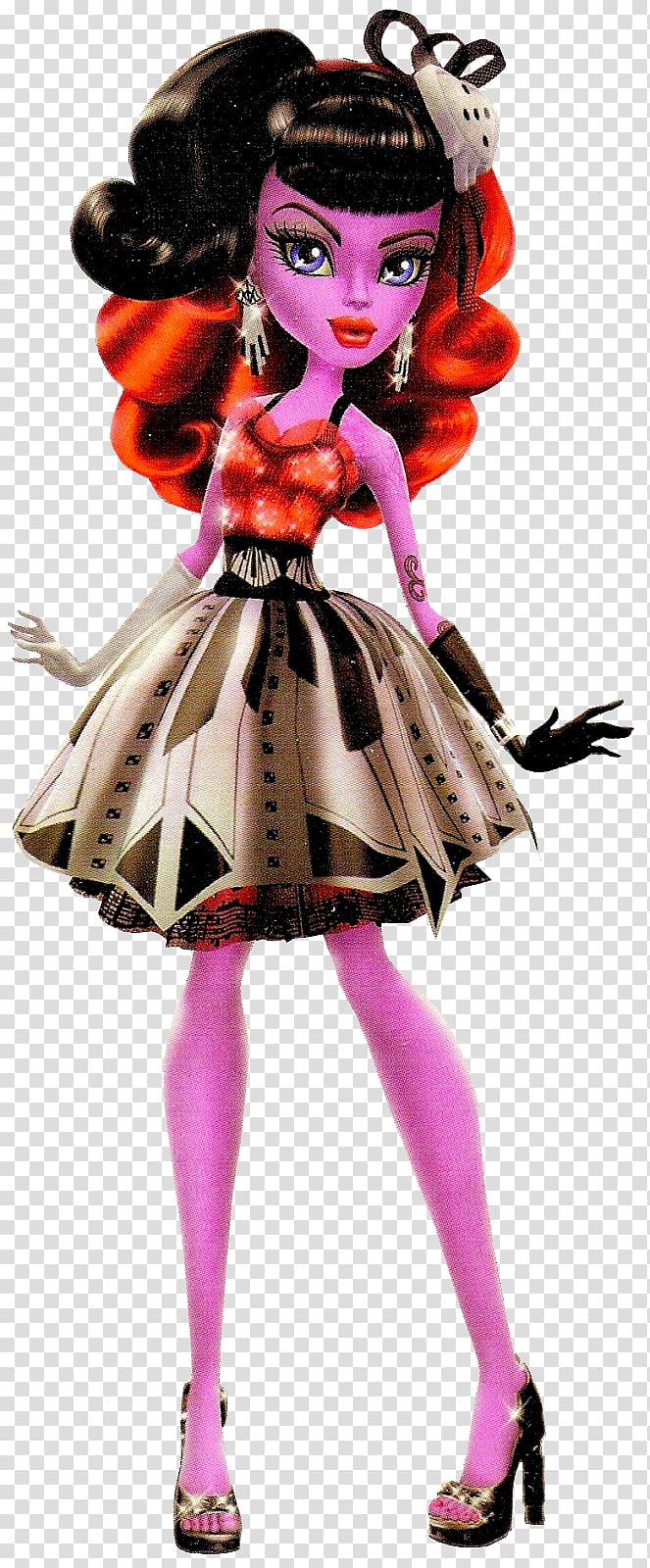 Monster High: Frights, Camera, Action! Barbie Draculaura Clawdeen Wolf, barbie transparent background PNG clipart