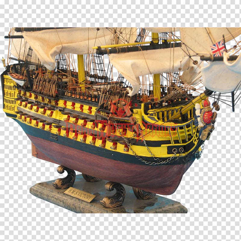 HMS Victory Ship of the line Ship model Galleon, Victory Ship transparent background PNG clipart