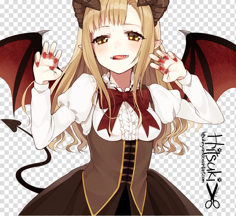 Angels & Demons Anime Devil, demon transparent background PNG clipart