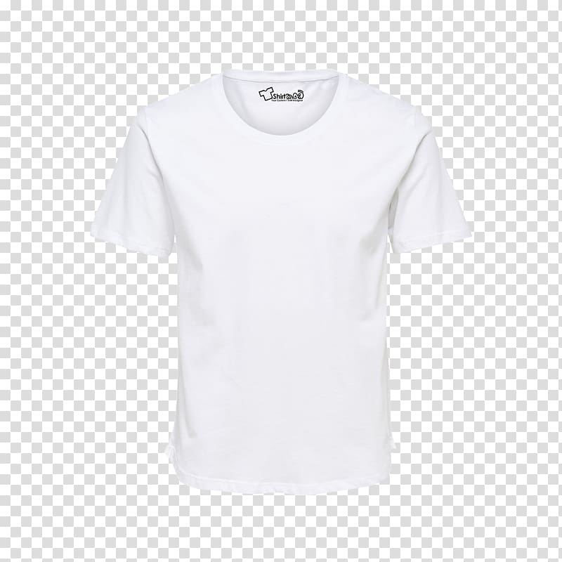T-shirt Sleeve Clothing Collar Shoulder, white tshirt transparent background PNG clipart