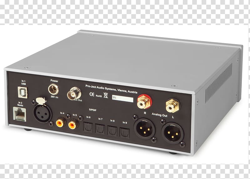 Digital audio Digital-to-analog converter Pro-Ject High-end audio Electronics, Dac transparent background PNG clipart