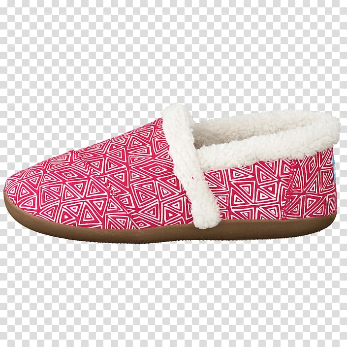 Slipper Slip-on shoe Pink M Walking, Pink Toms Shoes for Women transparent background PNG clipart