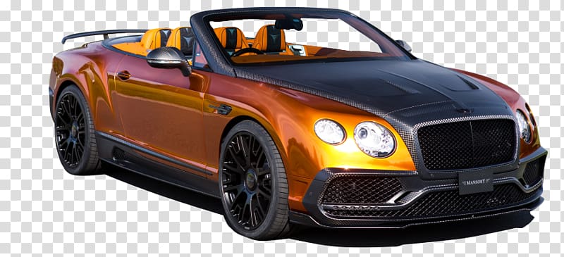 Bentley Continental GT Sports car Vehicle, car transparent background PNG clipart