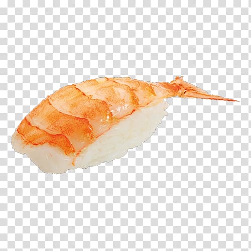 California roll Sushi Caridean Shrimp Onigiri Temaki-zushi, shrimp sashimi transparent background PNG clipart