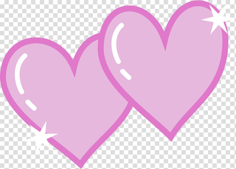 Fluttershy Pony Cutie Mark Crusaders , Double Heart transparent background PNG clipart