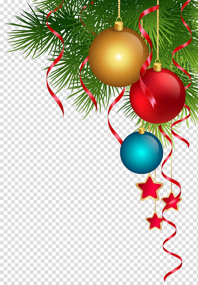 green and red baubles illustration, Christmas ornament Christmas lights Christmas tree, Christmas Decoration transparent background PNG clipart