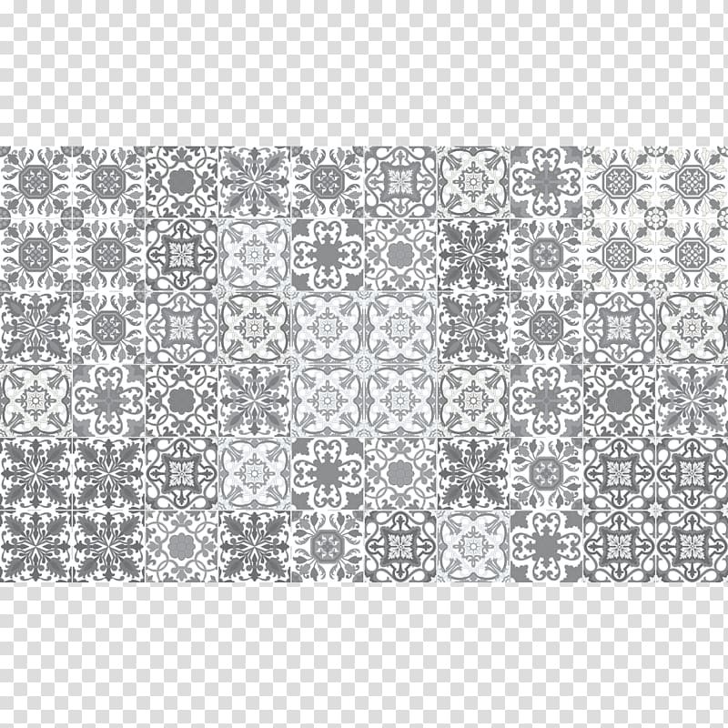 Cement tile Azulejo Sticker Carrelage, Gris transparent background PNG clipart