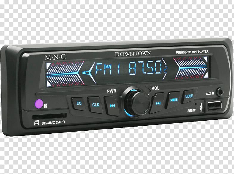 FM broadcasting MultiMediaCard Secure Digital Vehicle audio Windows Media Audio, USB transparent background PNG clipart