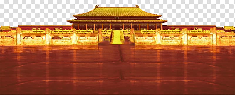 Forbidden City Tiananmen, Brilliant palace transparent background PNG clipart