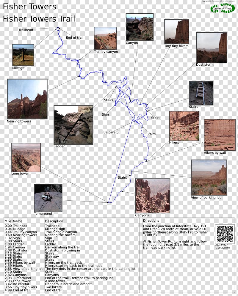 Fisher Towers Moab Arches National Park Goblin Valley State Park Map, tower transparent background PNG clipart