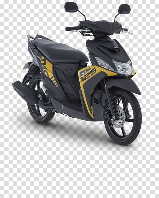 Yamaha Motor Company Scooter Car Yamaha Mio Motorcycle, scooter transparent background PNG clipart