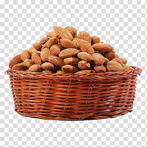 Mixed nuts Almond Dried Fruit Walnut, fruits basket transparent background PNG clipart