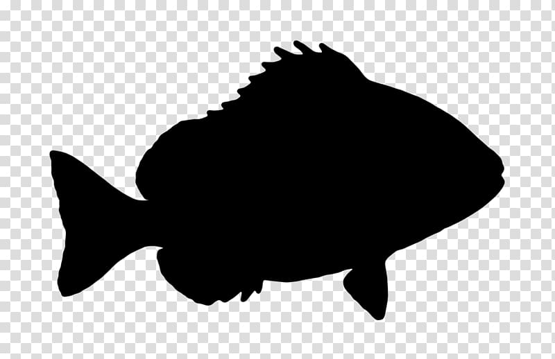 Silhouette Fish , discuss transparent background PNG clipart