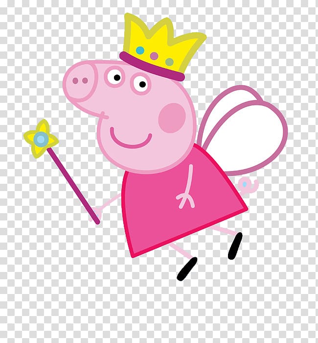 Peppa Pig illustration, Daddy Pig Mummy Pig , PEPPA PIG transparent background PNG clipart