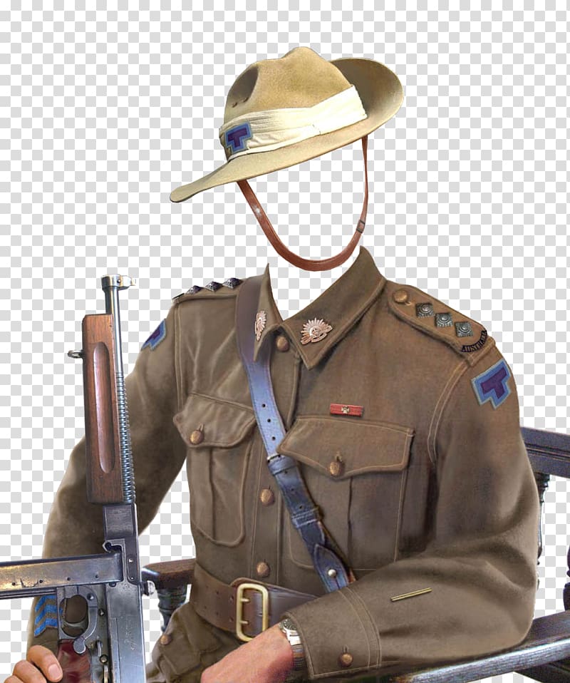 Australia Second World War Military uniform, uniform transparent background PNG clipart