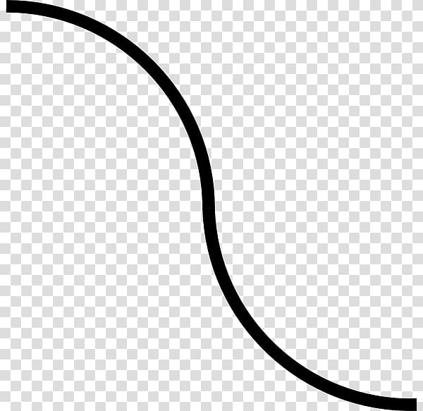 black line illustration, Curve Line art , lines transparent background PNG clipart