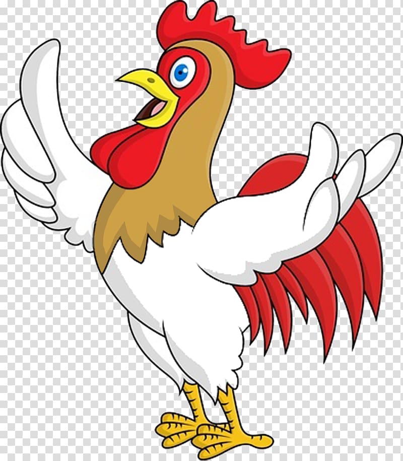 Foghorn Leghorn Rooster Cartoon , rooster transparent background PNG clipart