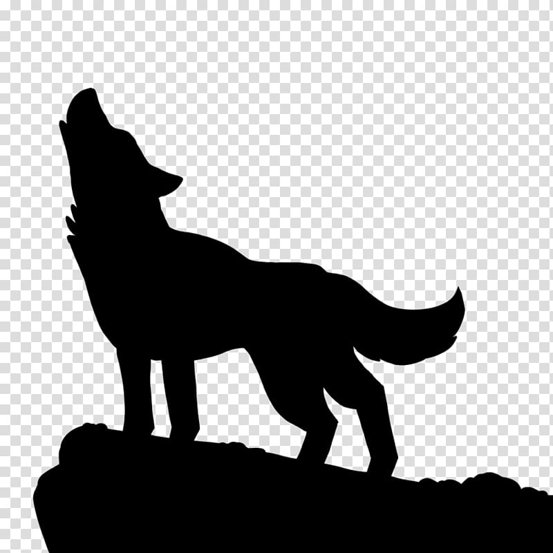 Wolf silhouette , Gray wolf Silhouette Drawing , silhouettes ...
