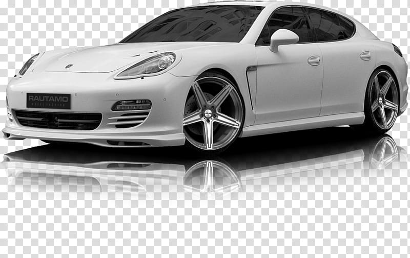 Porsche Panamera Mid-size car Rim Alloy wheel, car transparent background PNG clipart