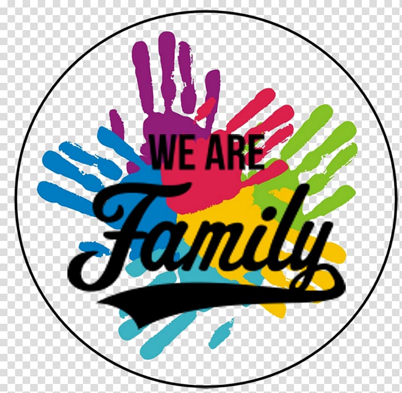 Long-sleeved T-shirt Family, We are family transparent background PNG clipart