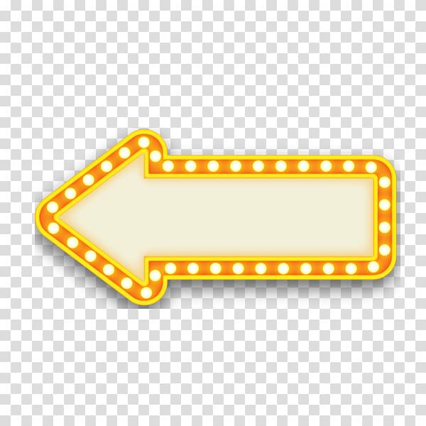 yellow arrow transparent background PNG clipart