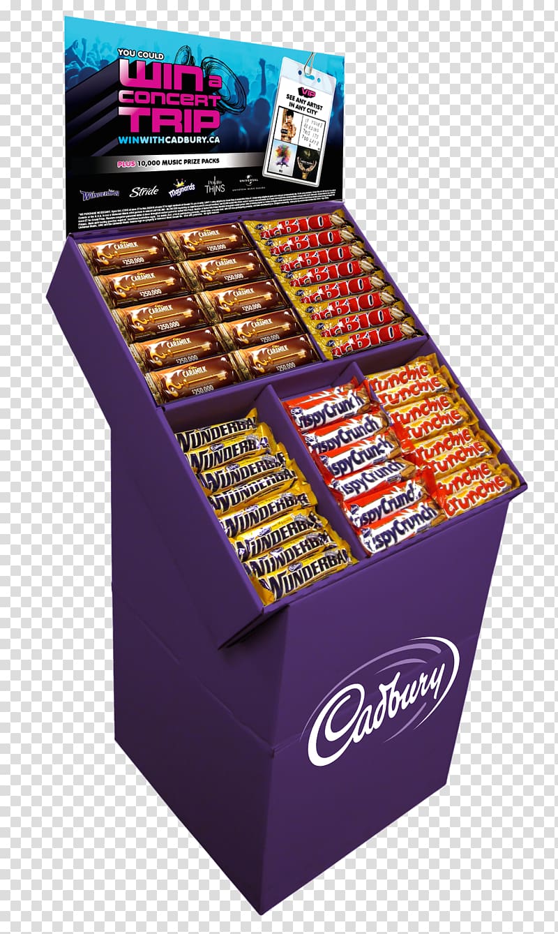 Chocolate bar Cadbury Display stand, sweet shops display rack transparent background PNG clipart