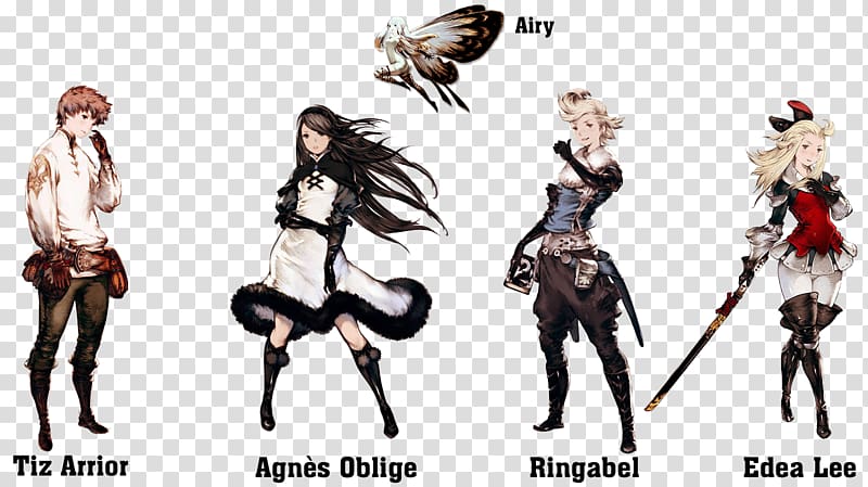 Bravely default design works: The art of Bravely 2010-2013 Bravely Second: End Layer Video Games Character, design transparent background PNG clipart