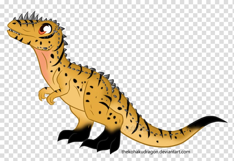 Velociraptor Alioramus Allosaurus Tyrannosaurus Dinosaur King, carnotaurus disney transparent background PNG clipart