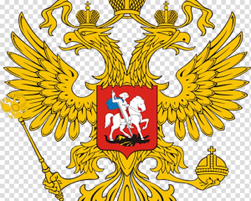 Coat of arms of Russia Symbol Eagle, Russia transparent background PNG clipart