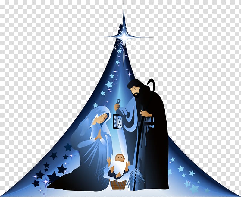 Bethlehem Christmas Nativity of Jesus Happiness, Father baby cartoon Virgin Mary transparent background PNG clipart