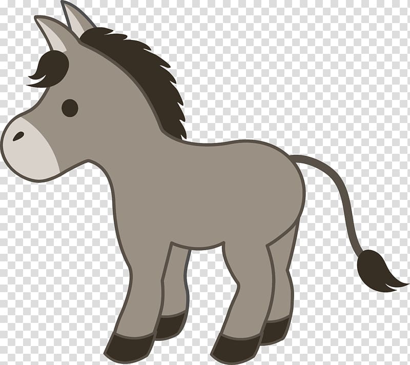 Donkey Drawing Cartoon , donkey transparent background PNG clipart